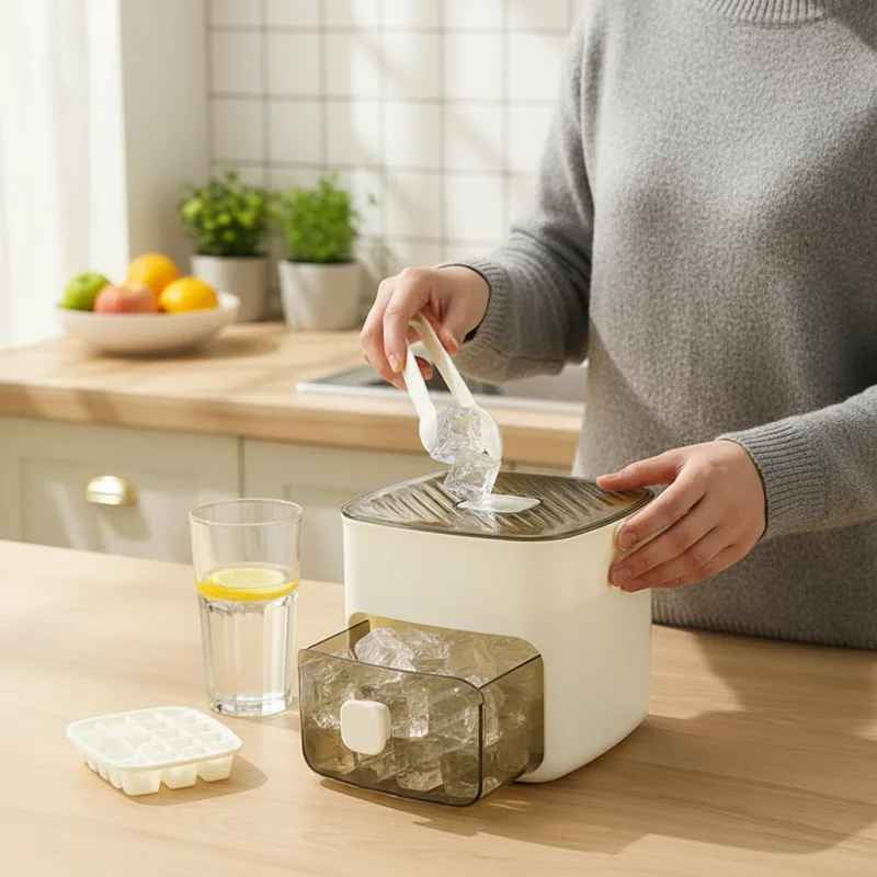 Eiswürfelbox mit Druckfunktion – 48 Würfel ohne Kleckern & ohne Mühe product image 3