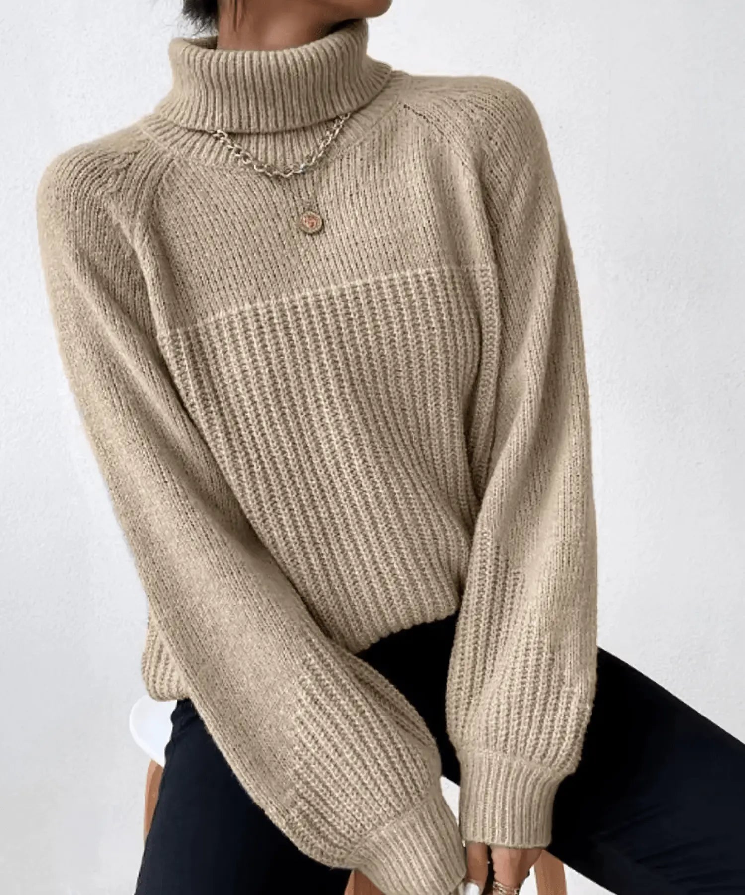 Gemütlicher Zopfmuster-Strickpullover Für Frauen
