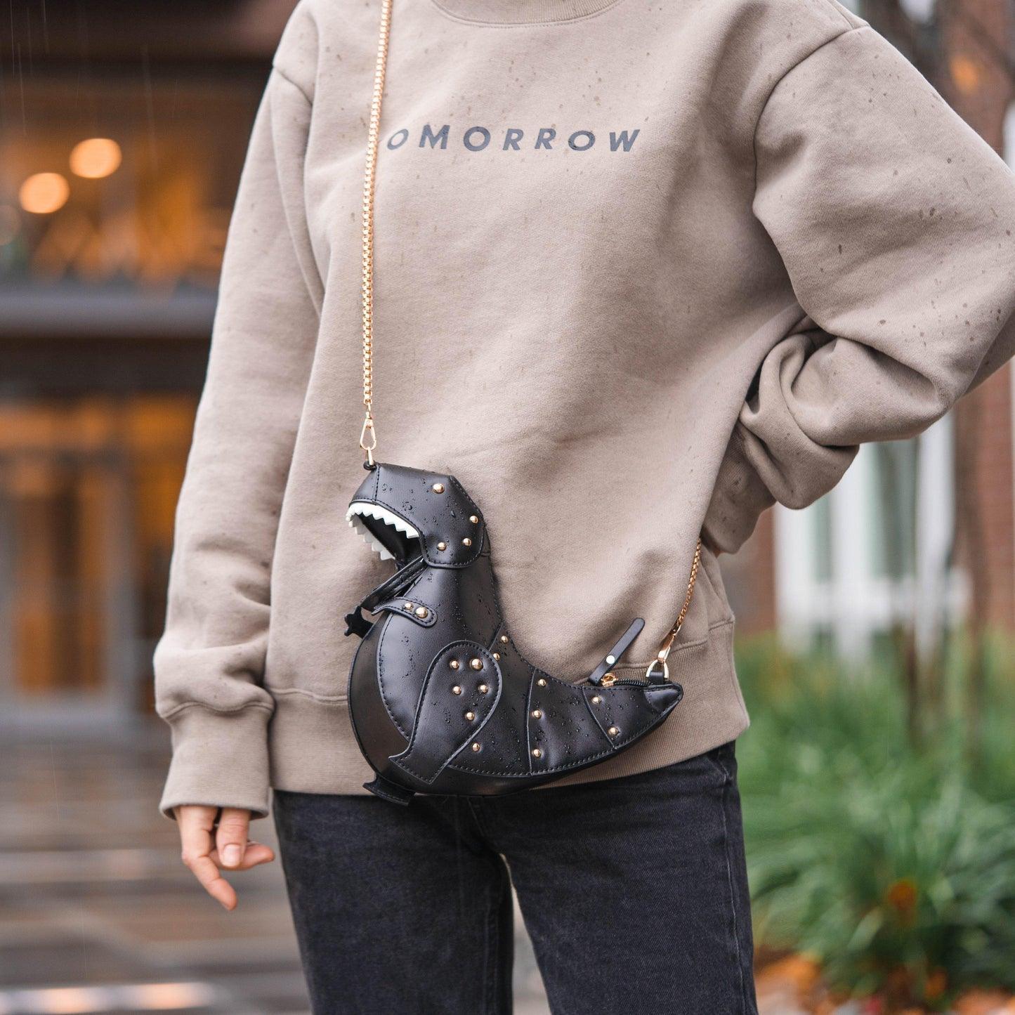 Einzigartige T-Rex Mini-Tasche mit Verspieltem Touch für Damen