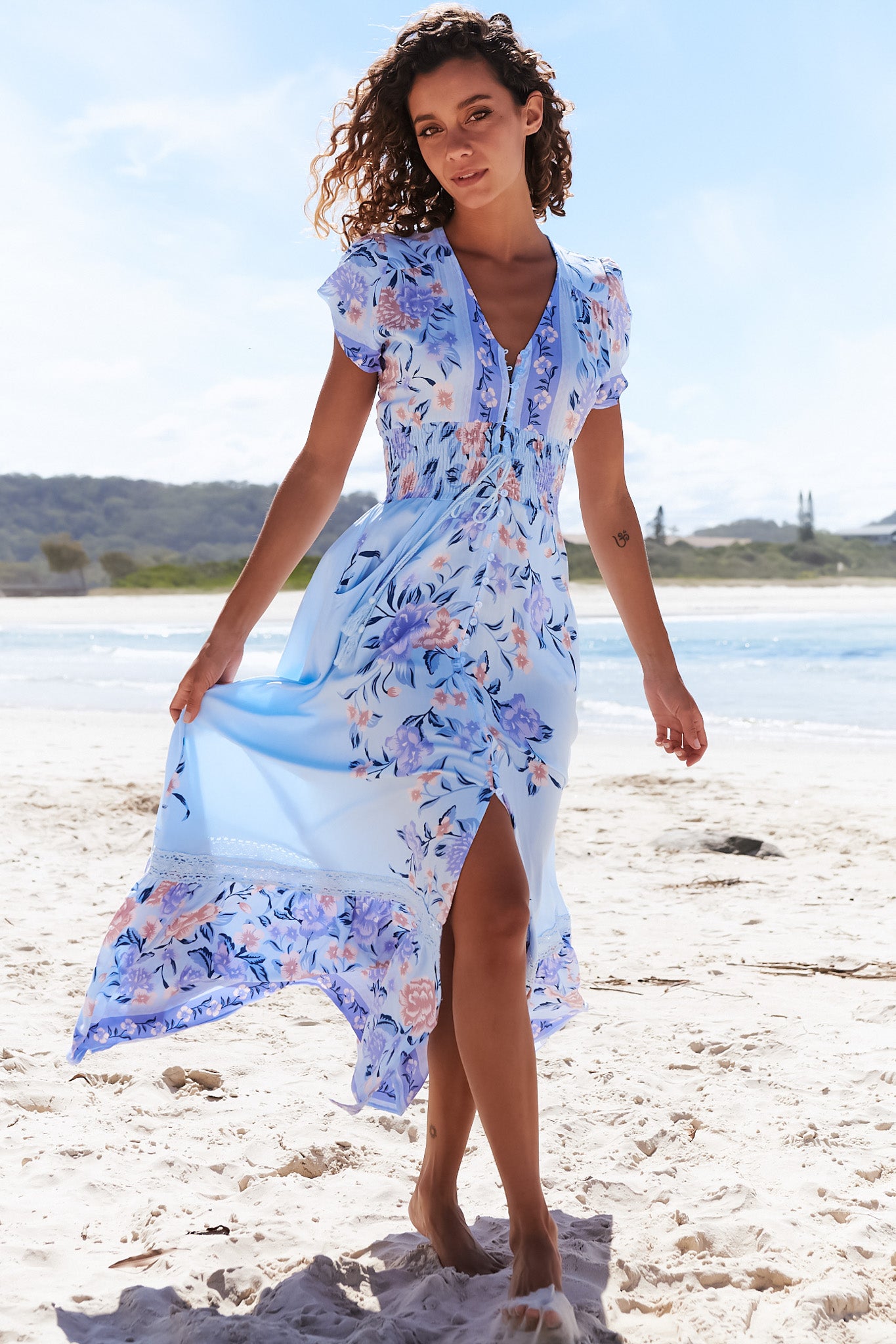 Fayra | Boho Maxi Sommerkleid