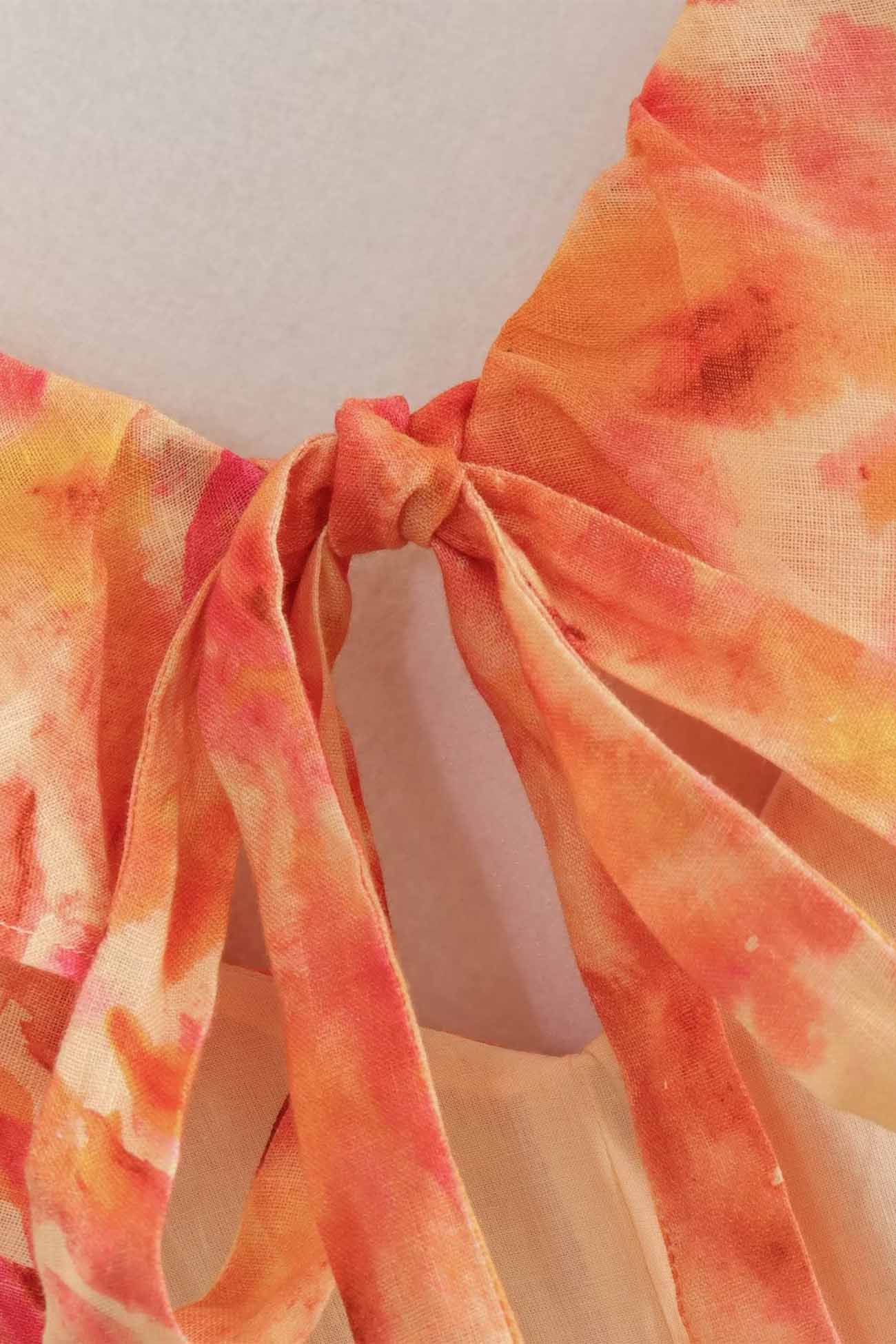 Elegantes Femininer Blumen-Rüschenkleid Für Frauen