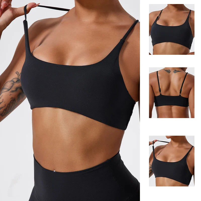 Superweicher Cross-Back-Sport-BH Mit Frontverschluss Für Frauen
