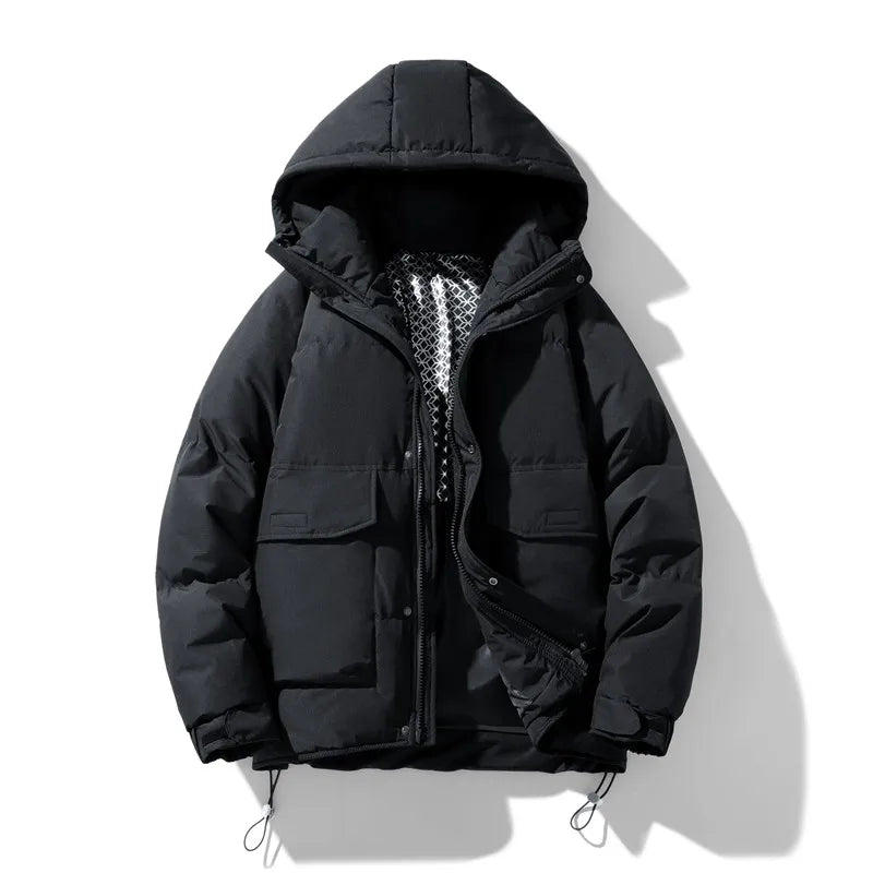 Marleina | Wasserdichte Winterjacke mit Kapuze für Männer