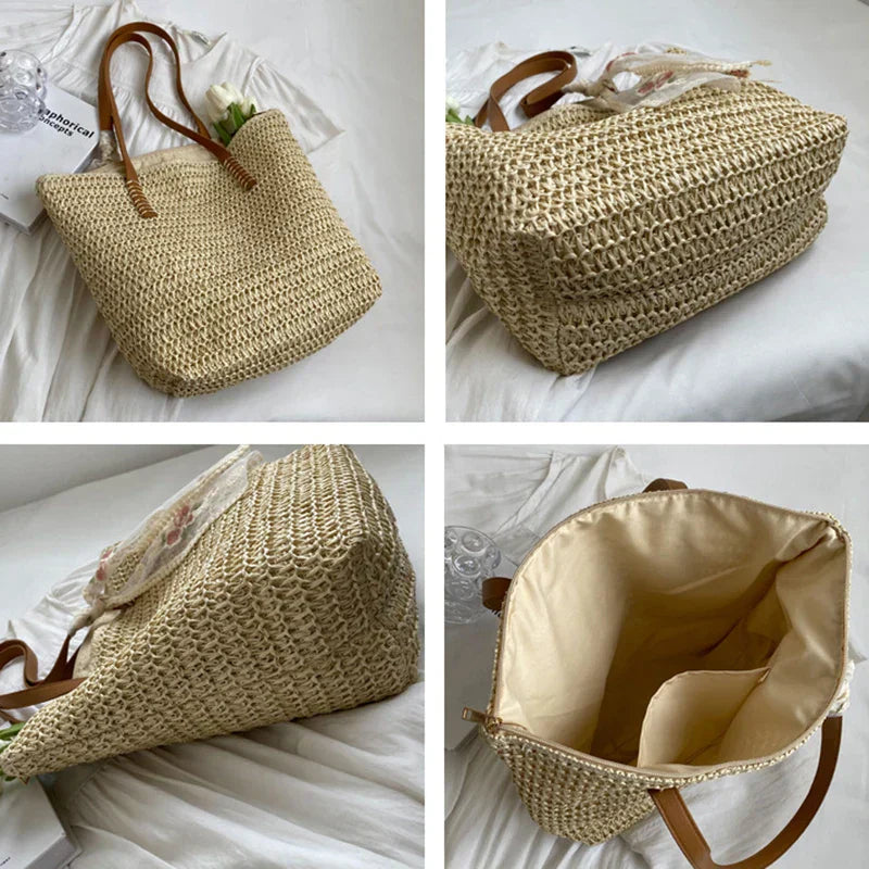 Eleonore | Cabas-Tasche aus Stroh