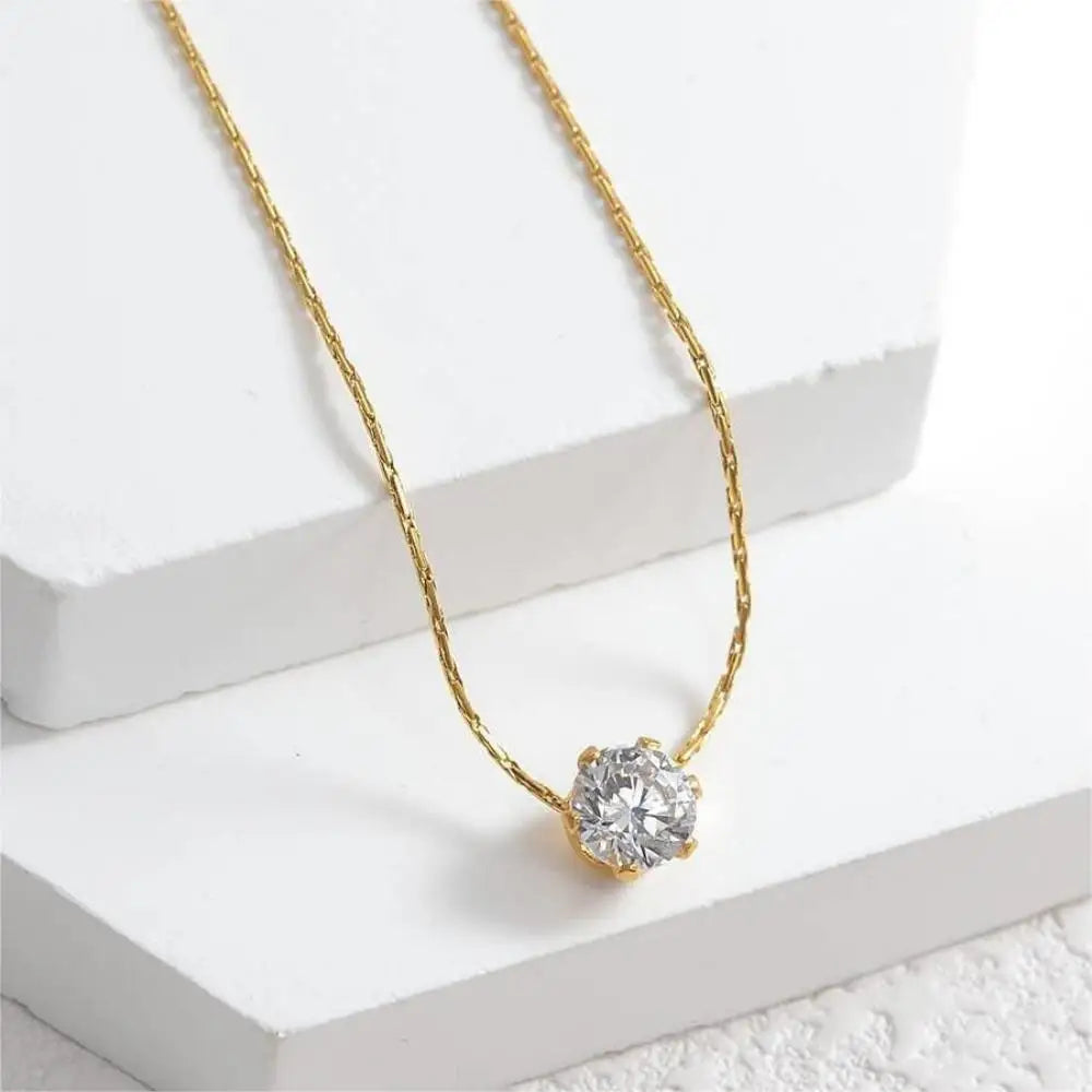 Glamour Chique Minimalistische Halskette für Damen