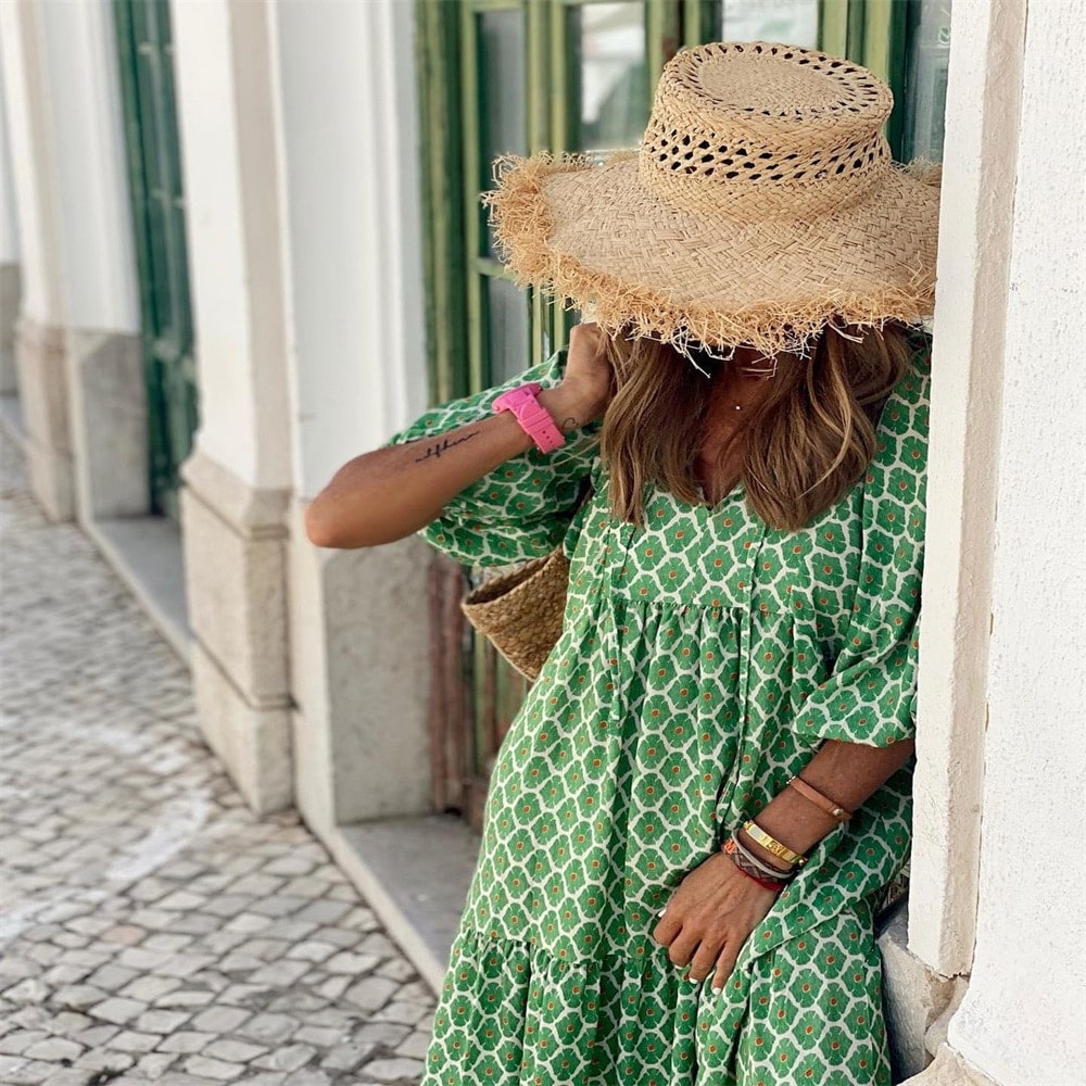 Berni | Modisches und bequemes langes Kleid