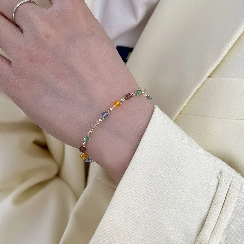 Elegante Natürliche Edelstein-Halskette Für Frauen
