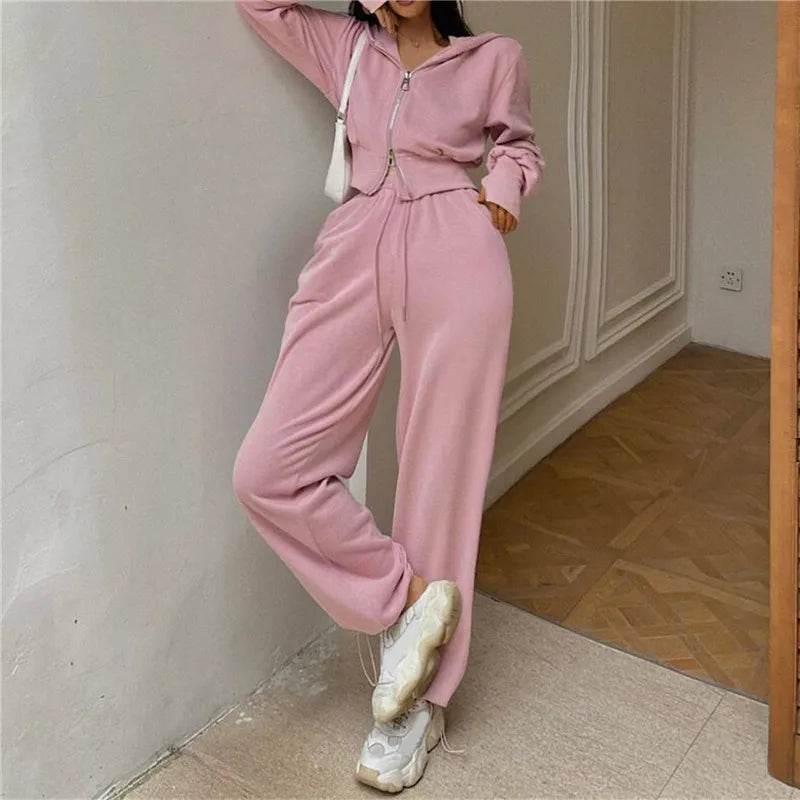 Sportliches und trendiges Tracksuit mit schlanker Passform Für Frauen
