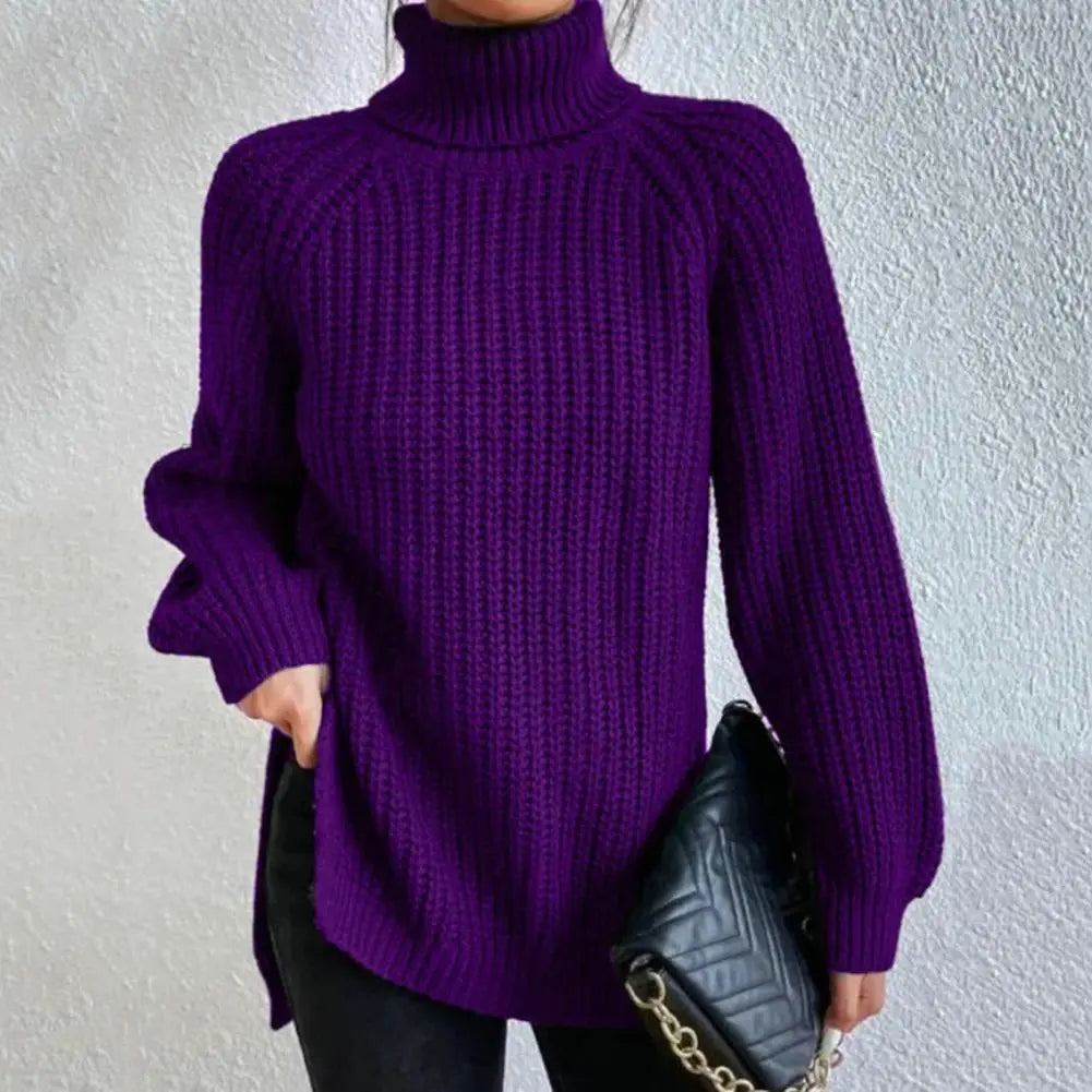 Gemütlicher Rollkragenpullover für Frauen