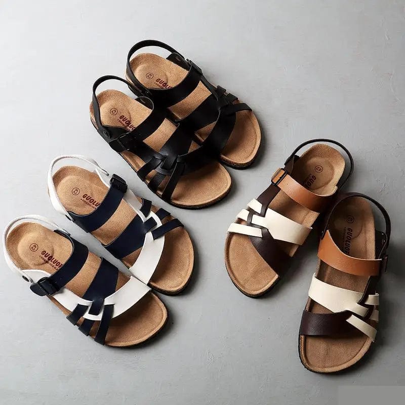 Quinlan | Orthopädische Ledersandalen