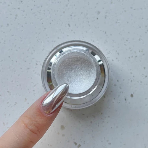 Chrom Nagelpuder Spiegelglanz Effekt Für Maniküre Set product image 1