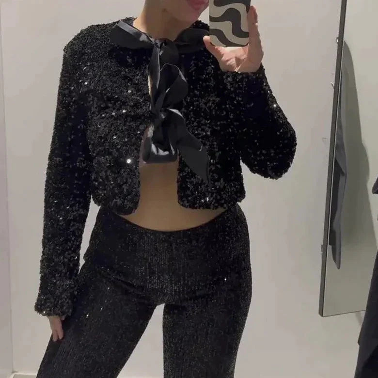 Cassiel | Modische Sparkling-Jacke