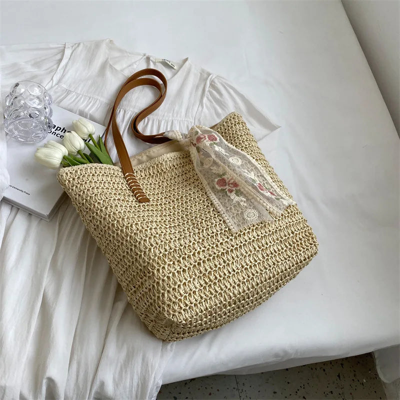 Eleonore | Cabas-Tasche aus Stroh