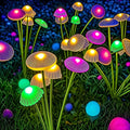 Solar-Pilzleuchten 2er-Set – 6 schwingende Köpfe, RGB oder Warmweiß product image 8