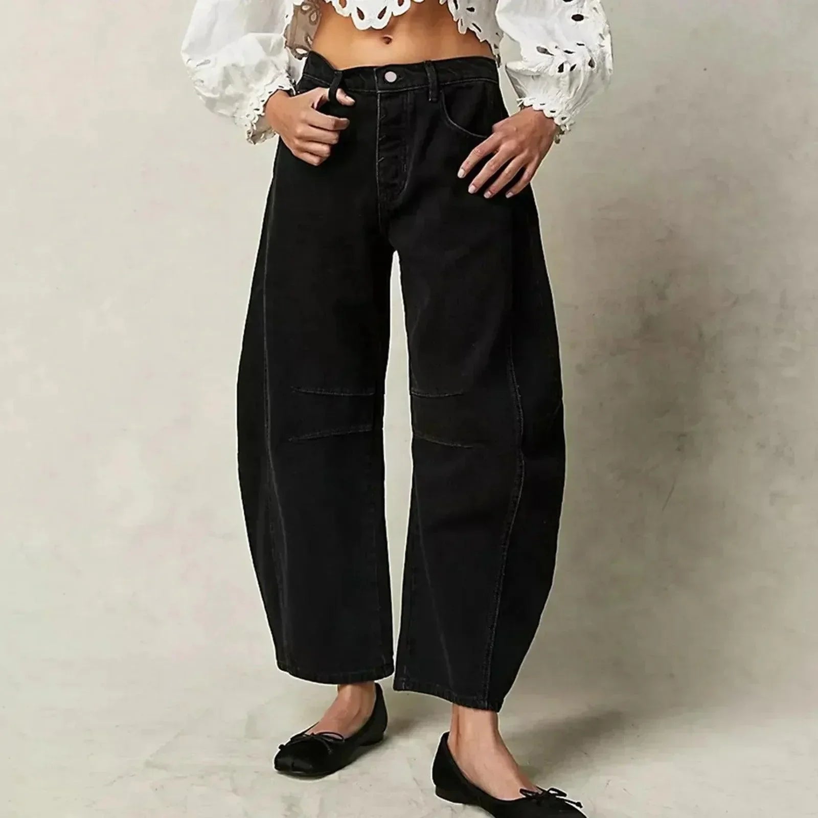 Weit geschnittene Jeans mit lässiger Passform für Damen