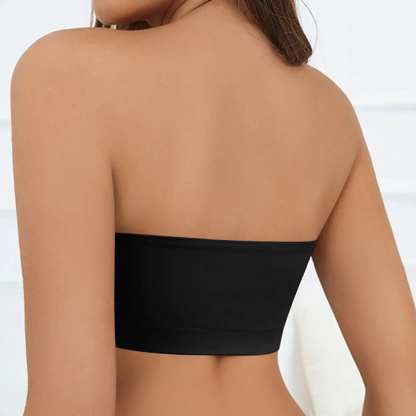 Nahtloser Trägerloser Bandeau-BH Für Atmungsaktiven Komfort Für Frauen