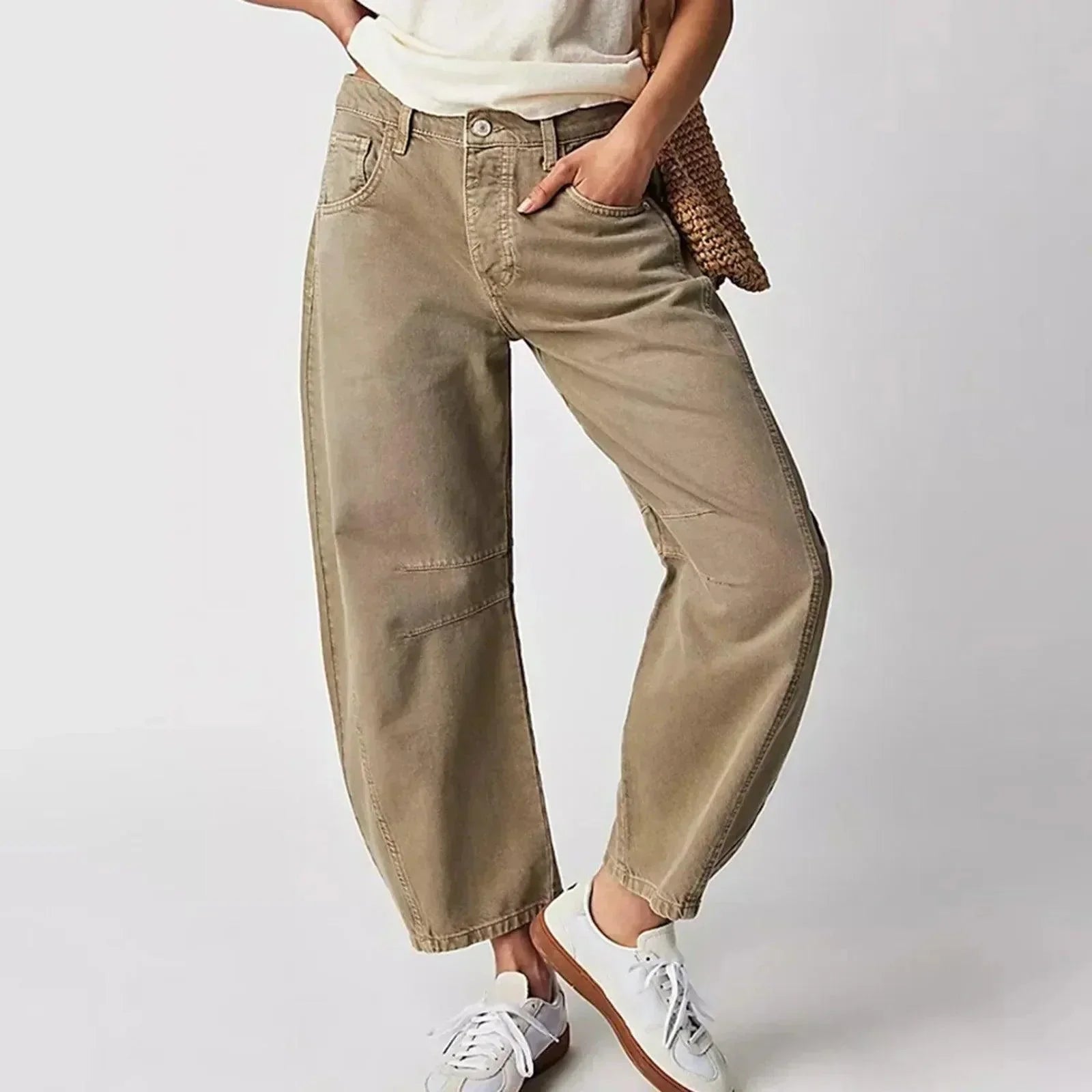 Weit geschnittene Jeans mit lässiger Passform für Damen