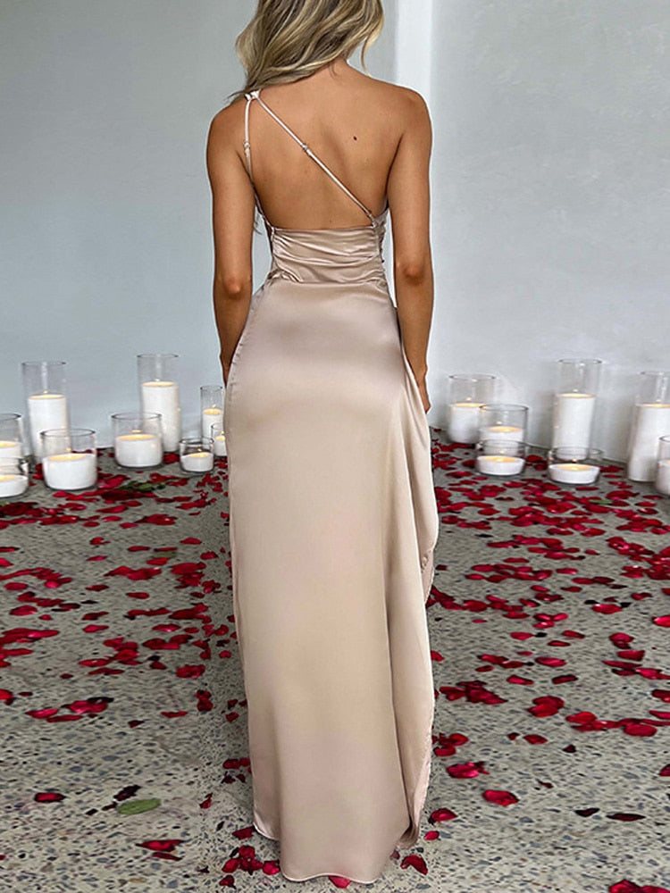 One Shoulder Kleid mit raffiniertem Charme für Damen