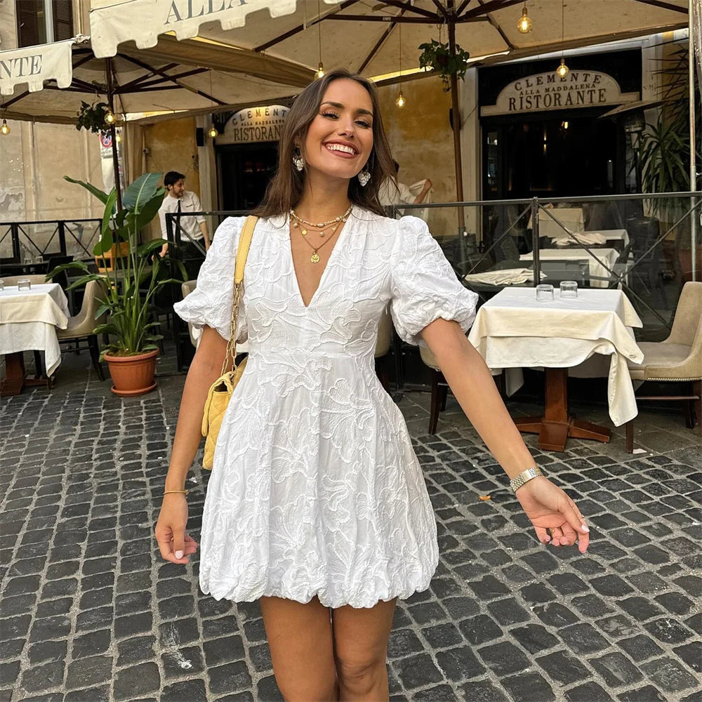 Felisberta | Elegantes weißes Kleid