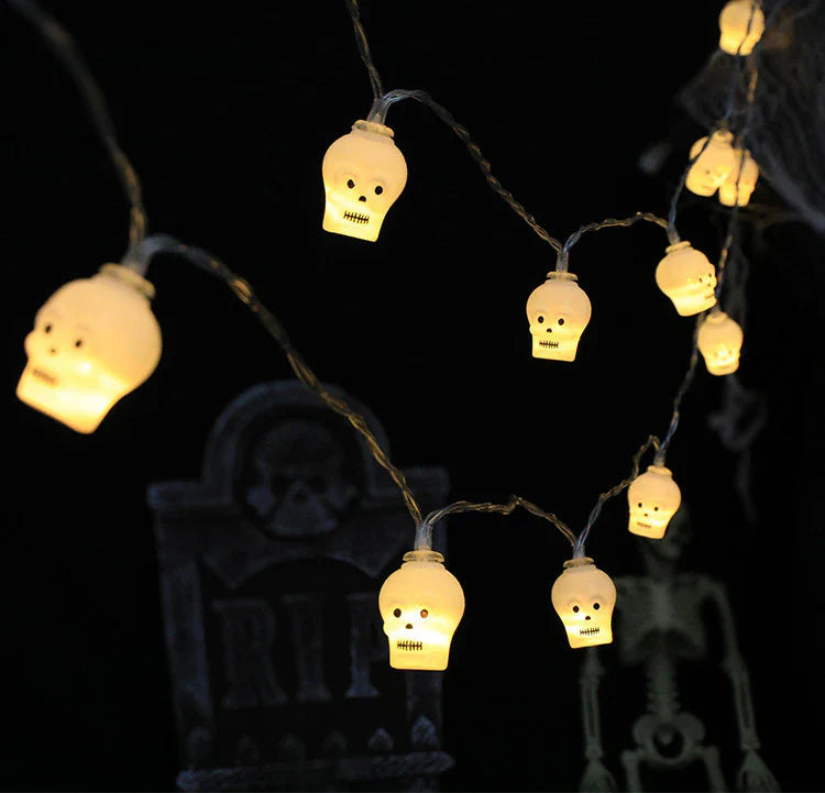 LedString™ – Kürbisschädel-Augäpfel Lichterkette Dekoration [50% Rabatt]