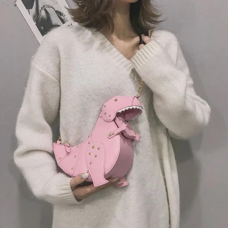 Einzigartige T-Rex Mini-Tasche mit Verspieltem Touch für Damen