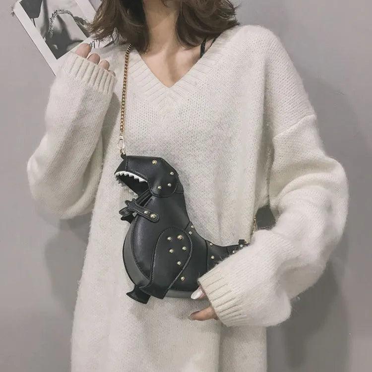 Einzigartige T-Rex Mini-Tasche mit Verspieltem Touch für Damen