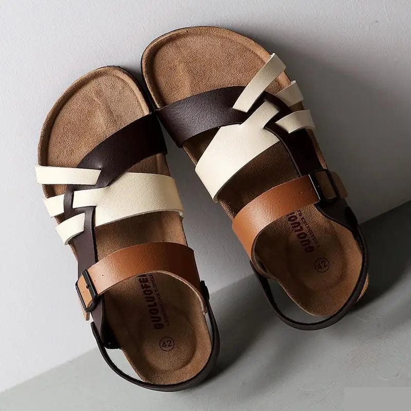 Quinlan | Orthopädische Ledersandalen
