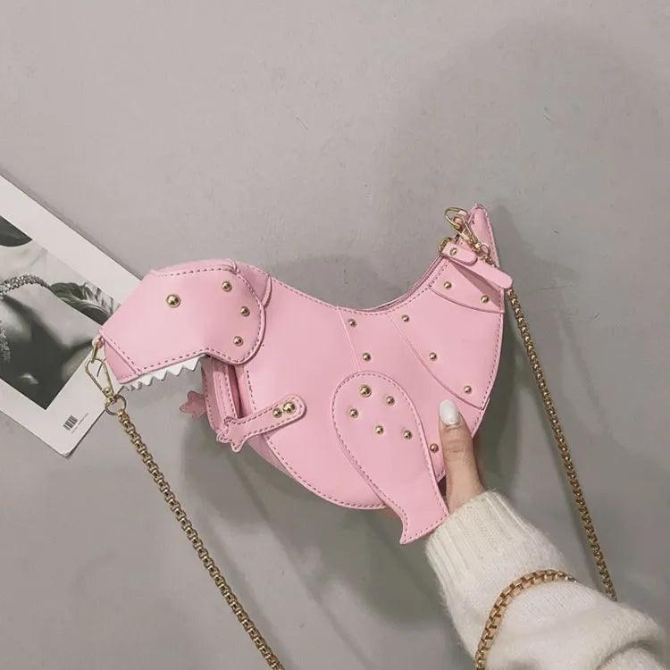 Einzigartige T-Rex Mini-Tasche mit Verspieltem Touch für Damen
