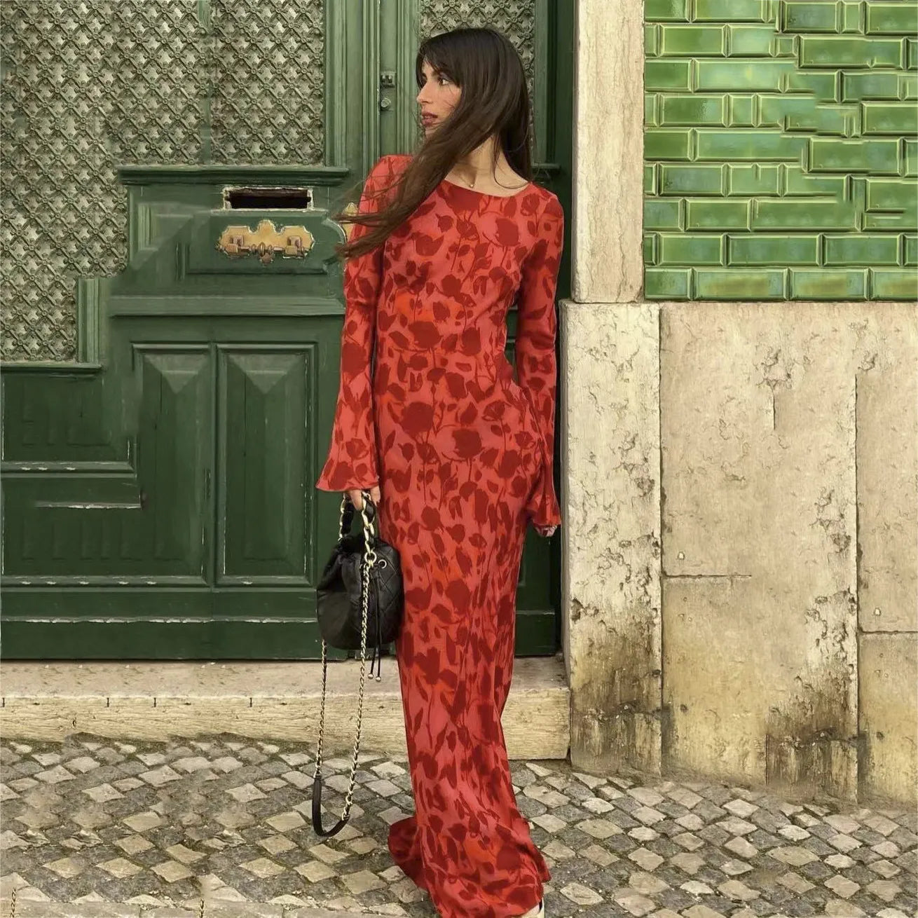 Griselda | Bedrucktes Kleid