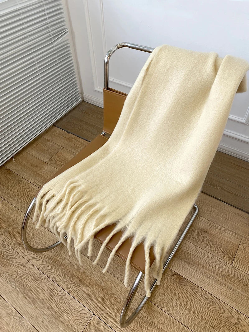 Luxuriöser weicher Schal mit eleganter Wärme für Damen