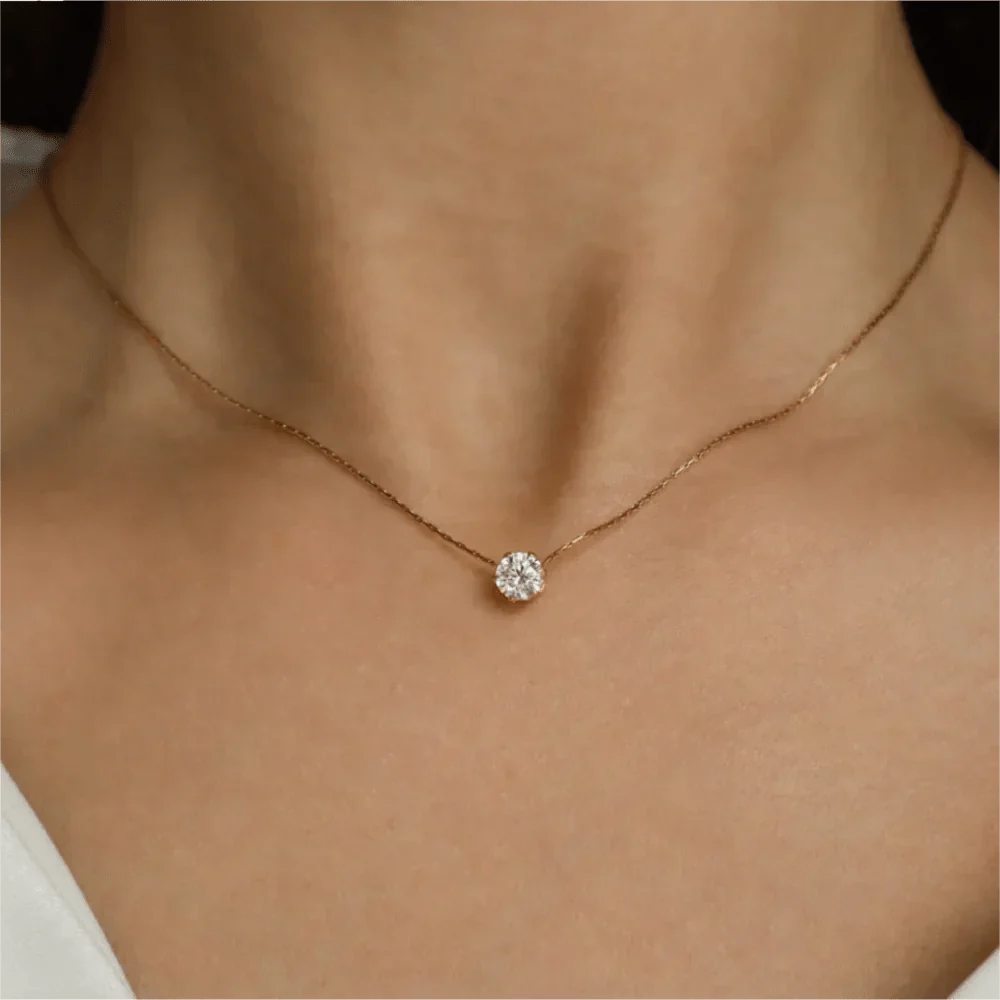 Glamour Chique Minimalistische Halskette für Damen