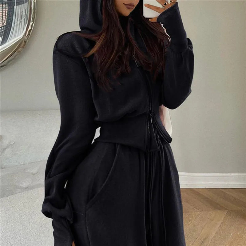 Sportliches und trendiges Tracksuit mit schlanker Passform Für Frauen