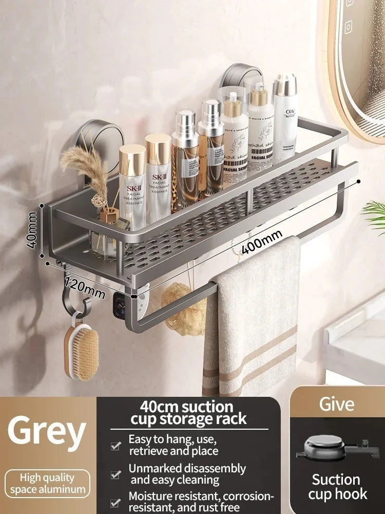 Saugnapf-Badregal – Bohrlochfreie Wandmontage in 3 Größen product image 7