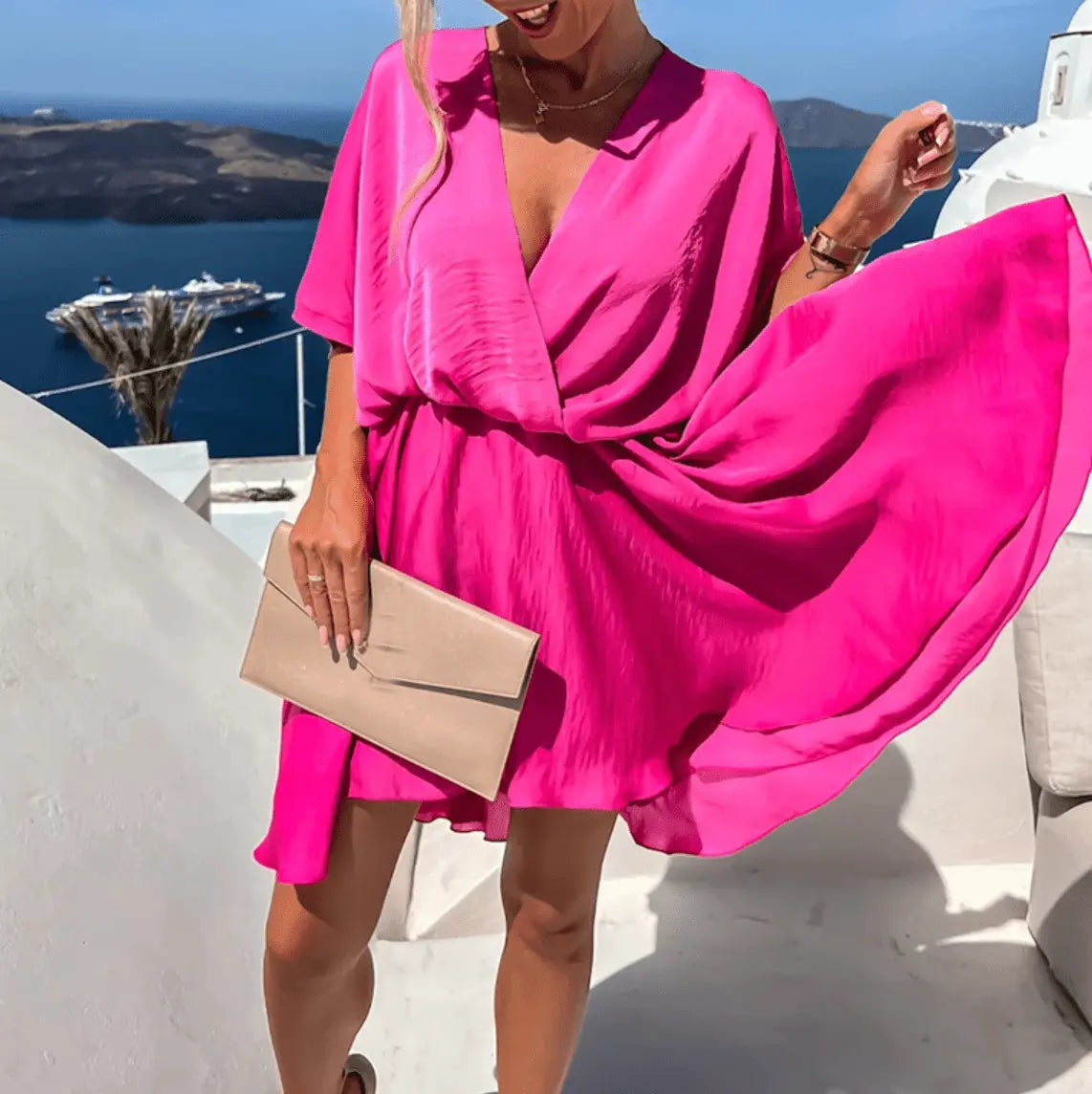 Stilvolles Sommerkleid Für Frauen