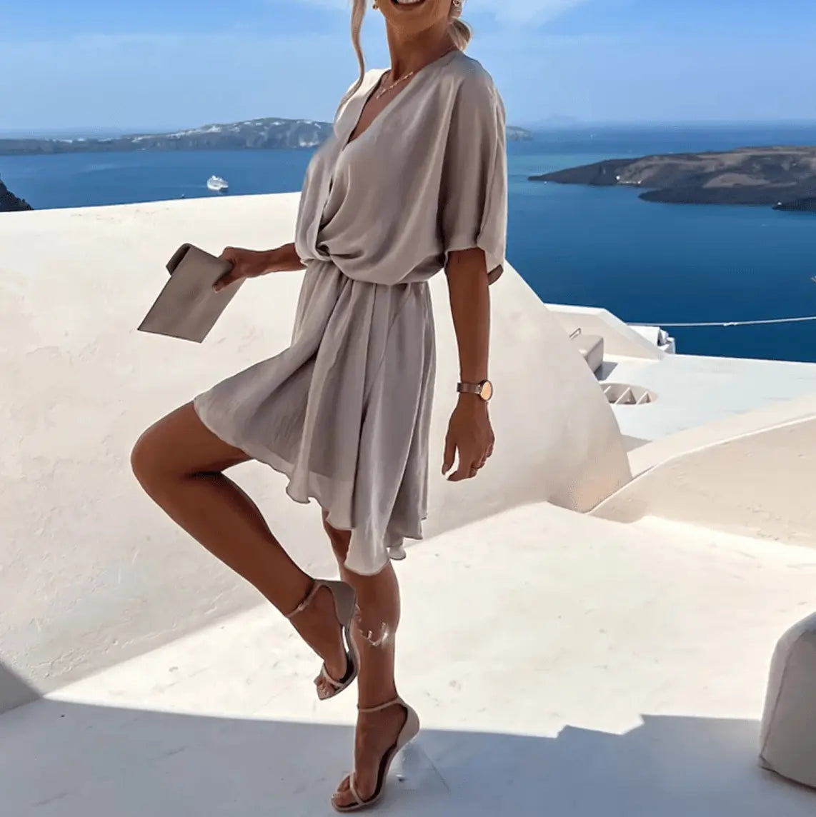 Stilvolles Sommerkleid Für Frauen