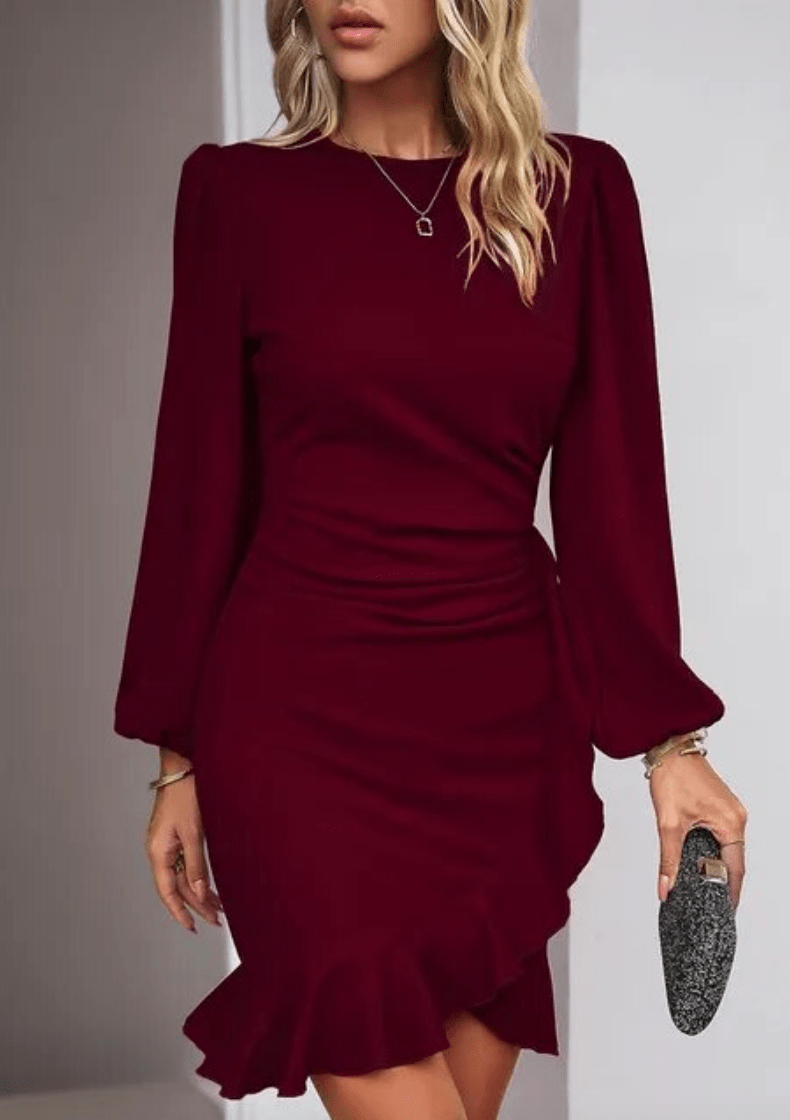 Klassisches Elegantes Abendkleid Mit Schmeichelhafter Passform Für Frauen