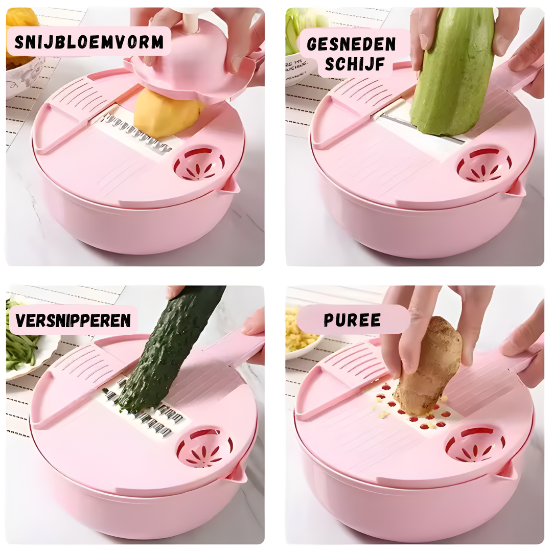 Multifunktionaler Gemüseschneider für Schneiden und Raspeln product image 5