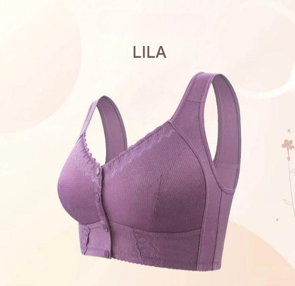 Estella™ – Baumwoll-BH mit Vorderöffnung für Senioren mit Komfort [1 + 1 Gratis]