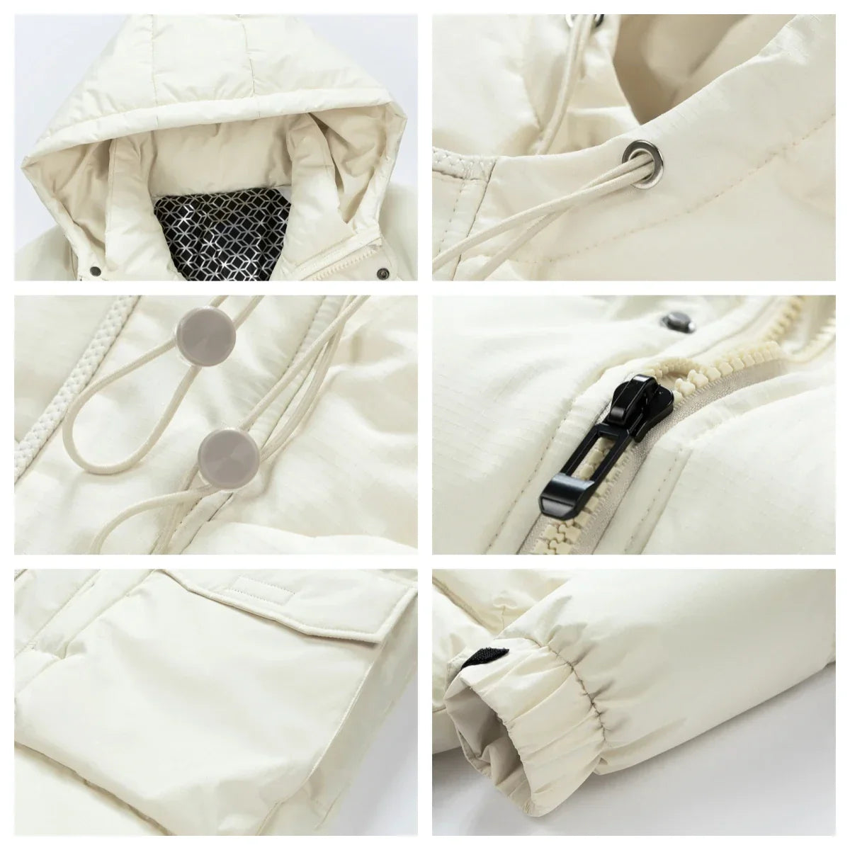 Marleina | Wasserdichte Winterjacke mit Kapuze für Männer