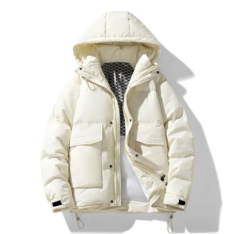 Marleina | Wasserdichte Winterjacke mit Kapuze für Männer