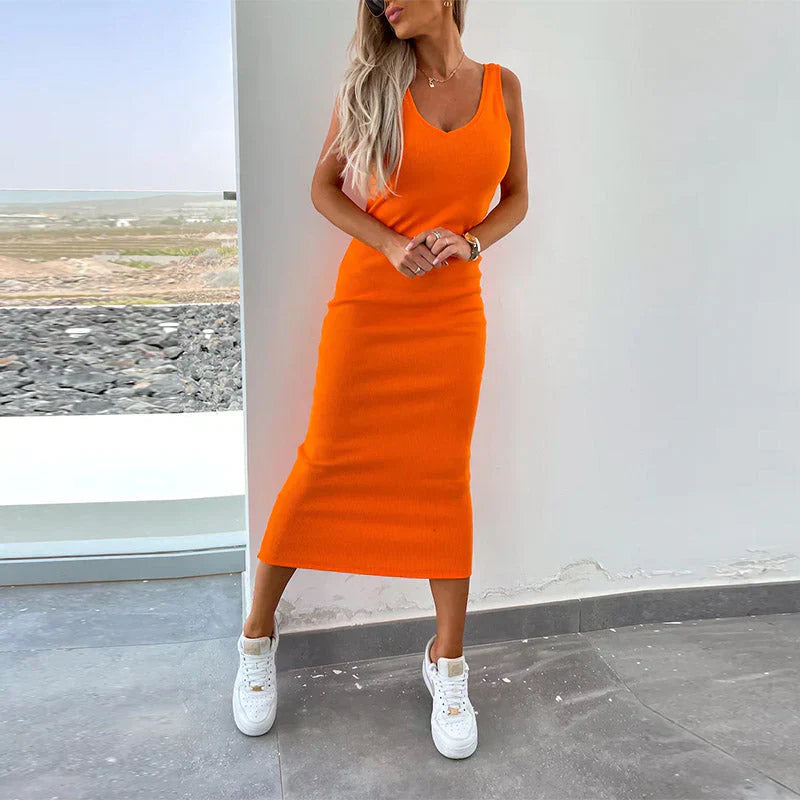 Elegantes Kleid mit kuscheligem Pullover-Kombination Für Frauen