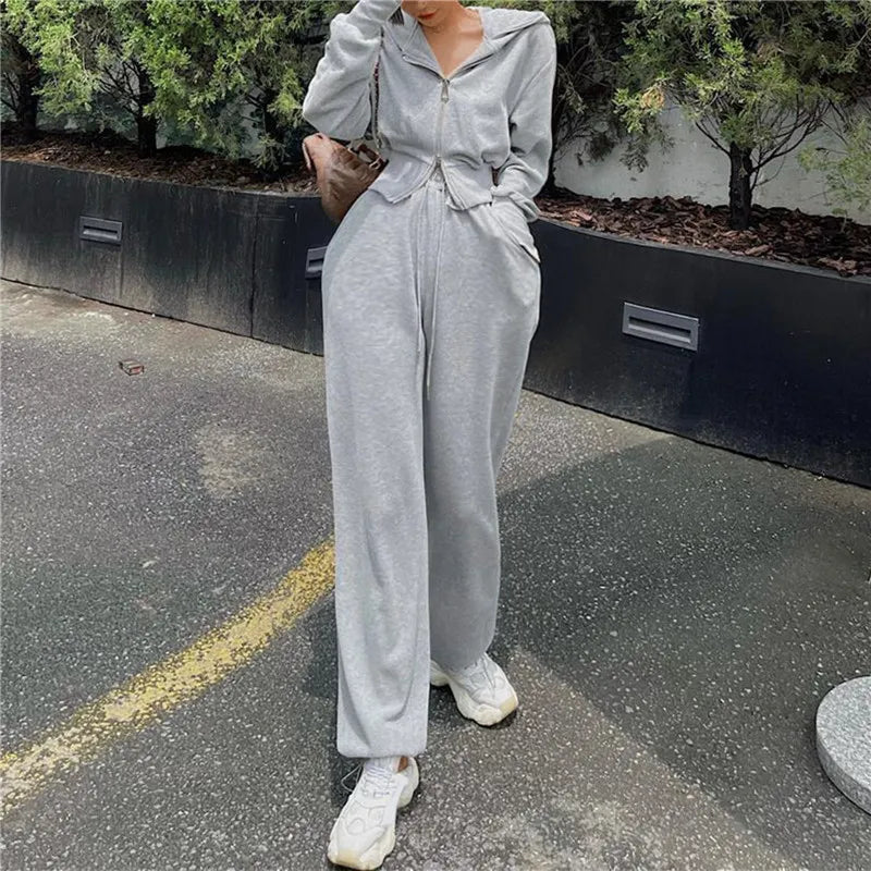 Sportliches und trendiges Tracksuit mit schlanker Passform Für Frauen