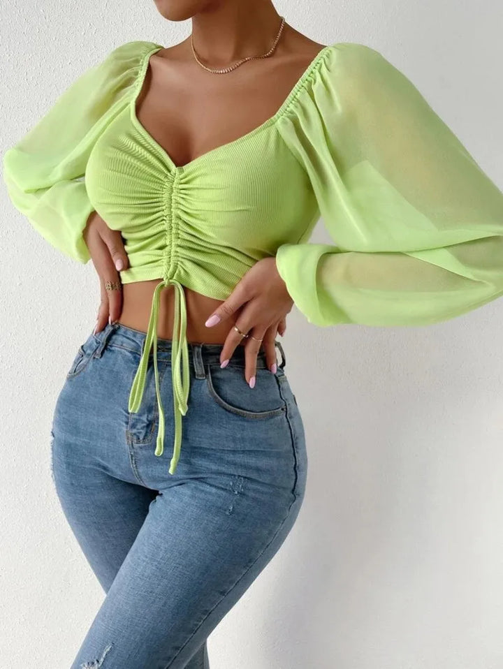 Vielseitige Abendbluse mit eleganter Silhouette für Frauen