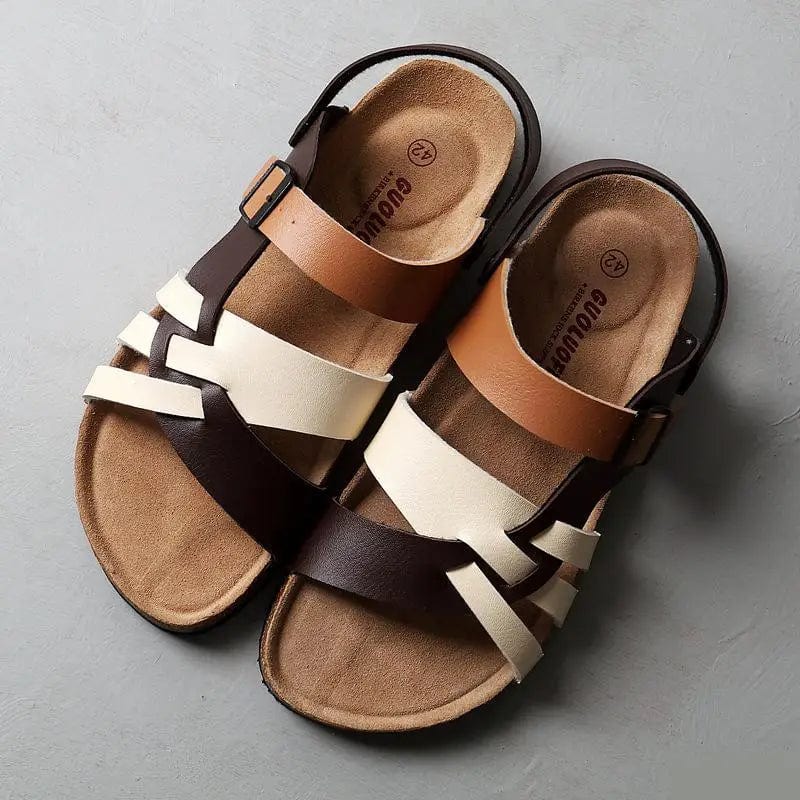 Quinlan | Orthopädische Ledersandalen