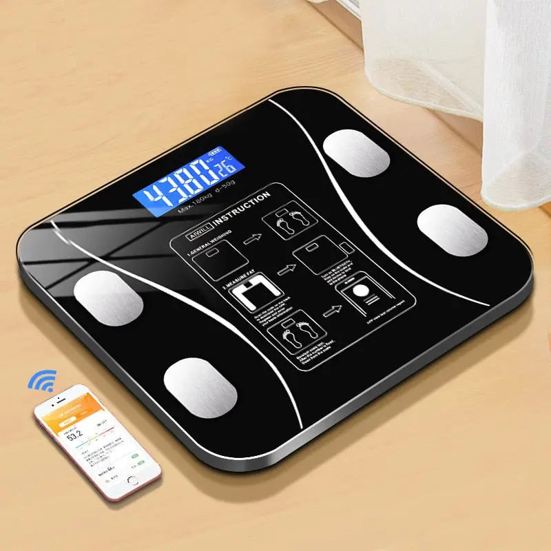 Körperanalyse-Waage mit Bluetooth-App – 11 Messwerte, 180 kg Tragkraft product image 1