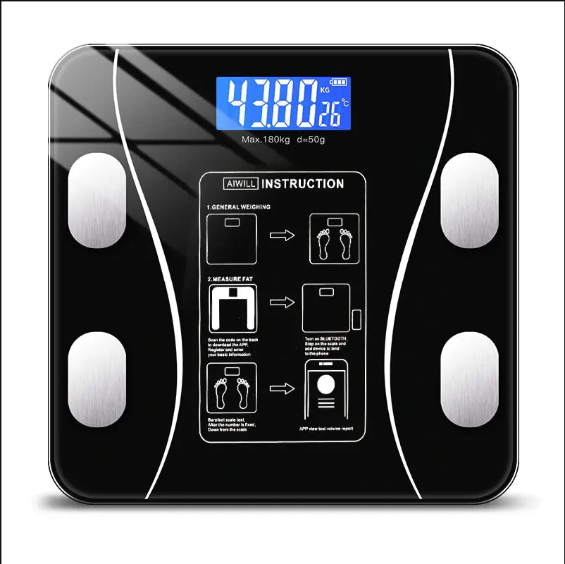 Körperanalyse-Waage mit Bluetooth-App – 11 Messwerte, 180 kg Tragkraft product image 3