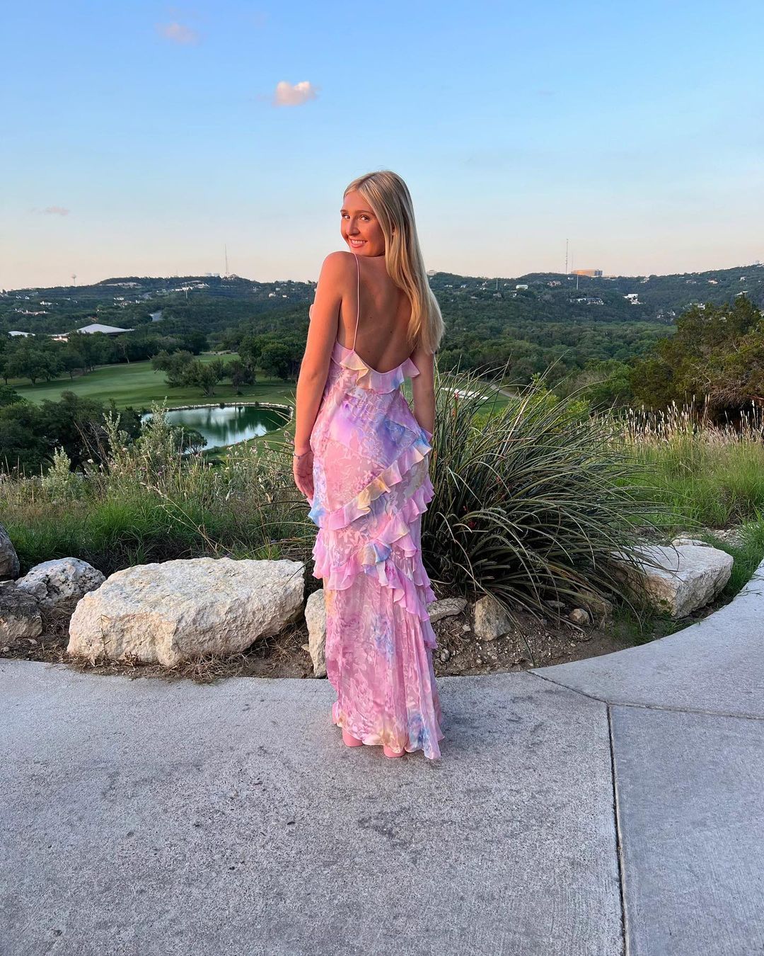 Ärmelloses langes Kleid mit elegantem Design Für Frauen