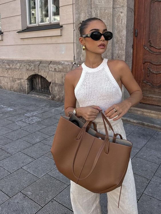 Bernadine | Vintage Tote Bag Frauen