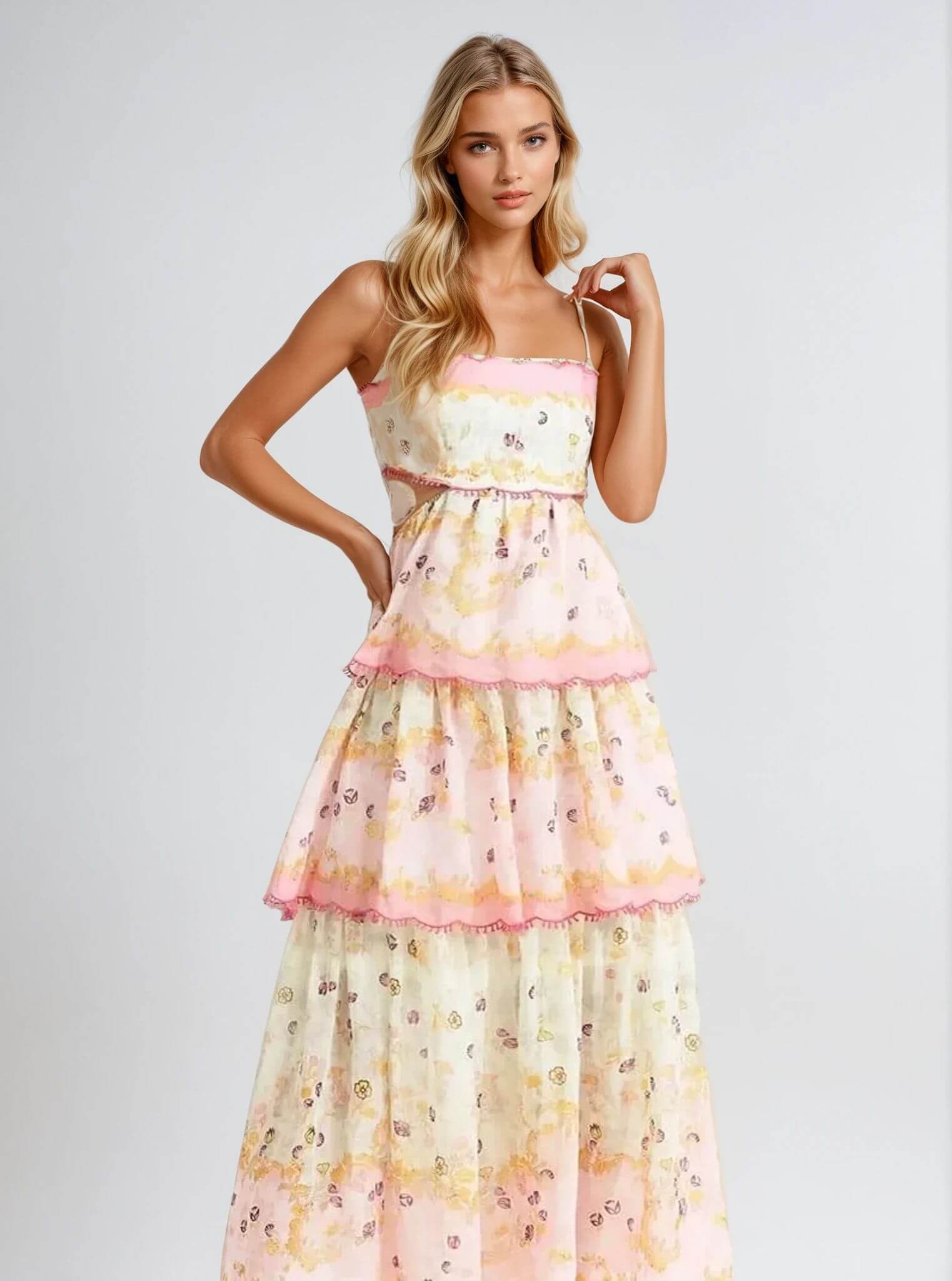 Maxikleid für den Sommer mit leichtem Design Für Frauen