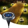 Solare Garten-Bodenleuchten – Wetterfest, 4er-Set product image 1